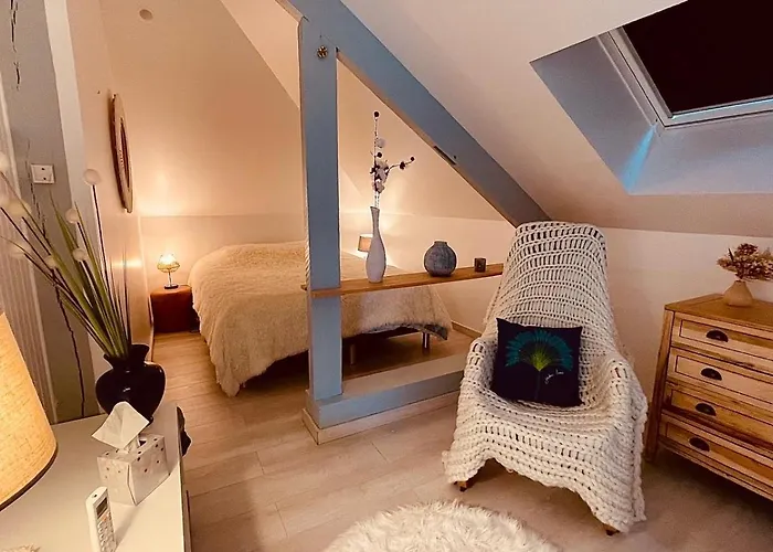 Gæstehus Chez Blandine - Jolie Et Mezzanine Climatisees Proche Utt Infrastructures Sportives Rosières-près-Troyes